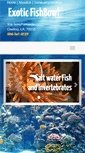 Mobile Screenshot of exoticfishbowl.com